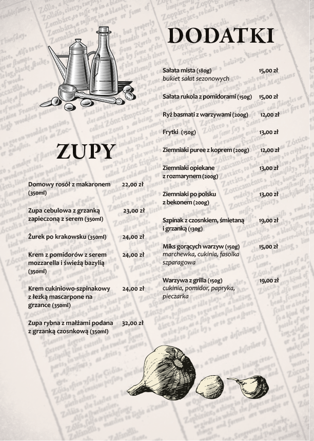 zupy i dodatki